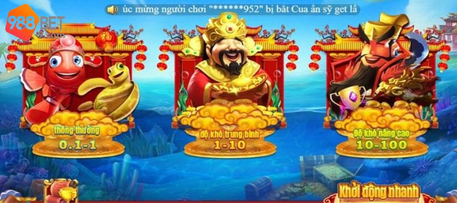 Các bước chơi bắn cá Nhị gia tại nhà cái 988BET