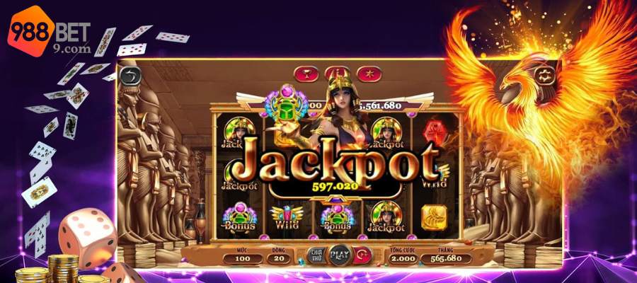Nổ hũ tại 988BET giúp bạn có cơ hội đổi đời với Jackpot khủng